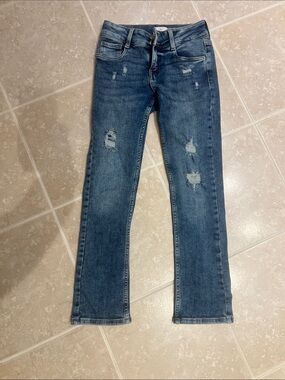 True Craft Kids Distressed Blue Denim Jeans